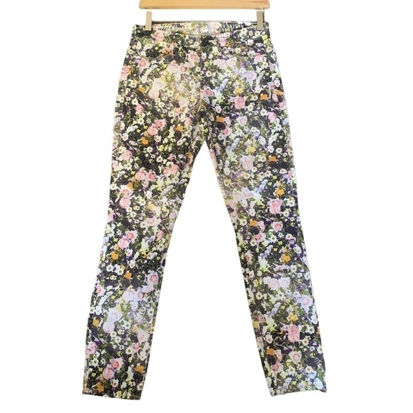 Madewell Floral Sun Garden Skinny Skinny Ankle Jeans - Picture 2 of 10